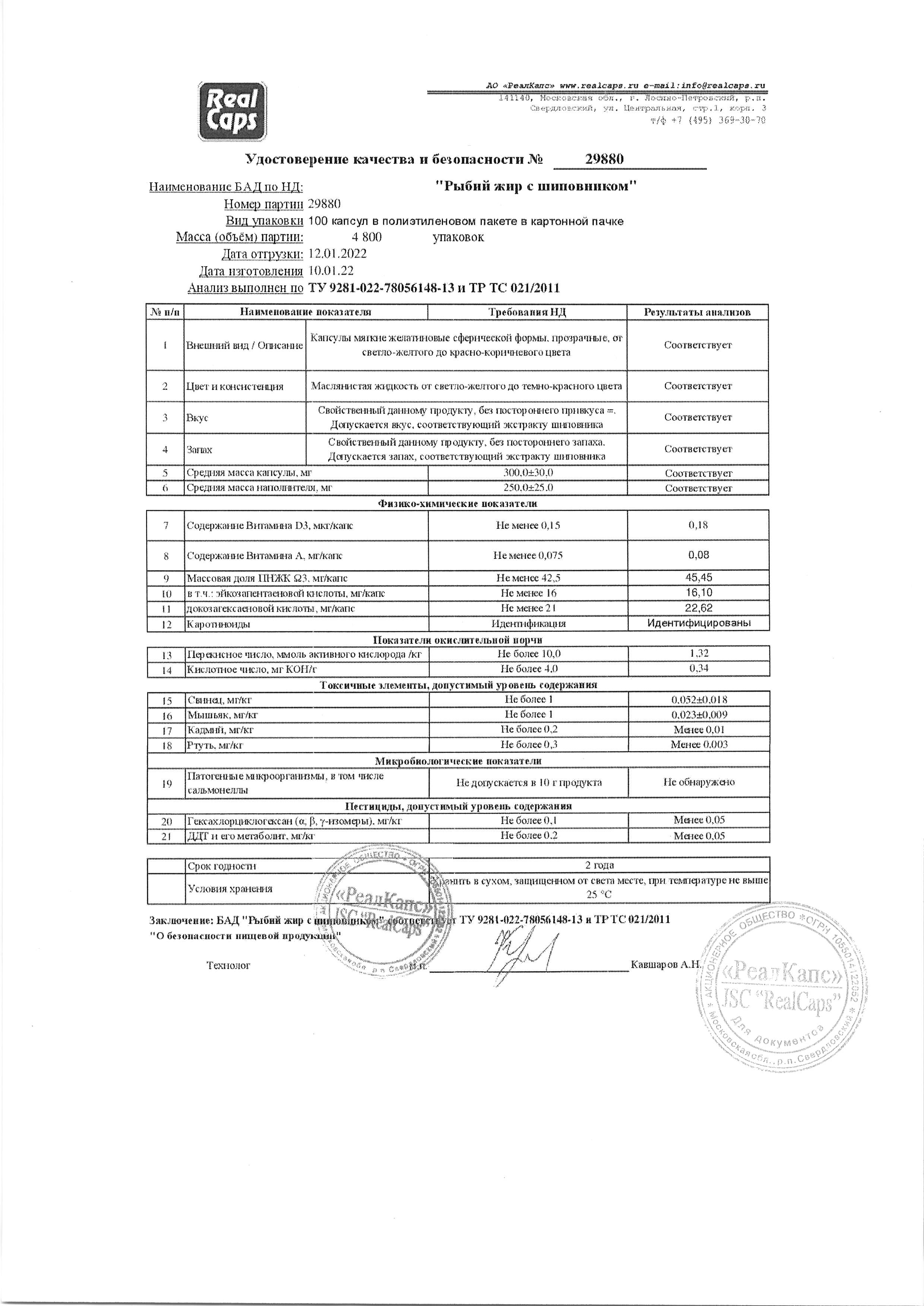 Паспорт №012022